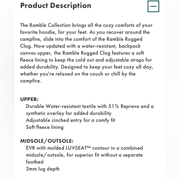 Like new Chaco ramble canvas clog - Picture 9 of 9